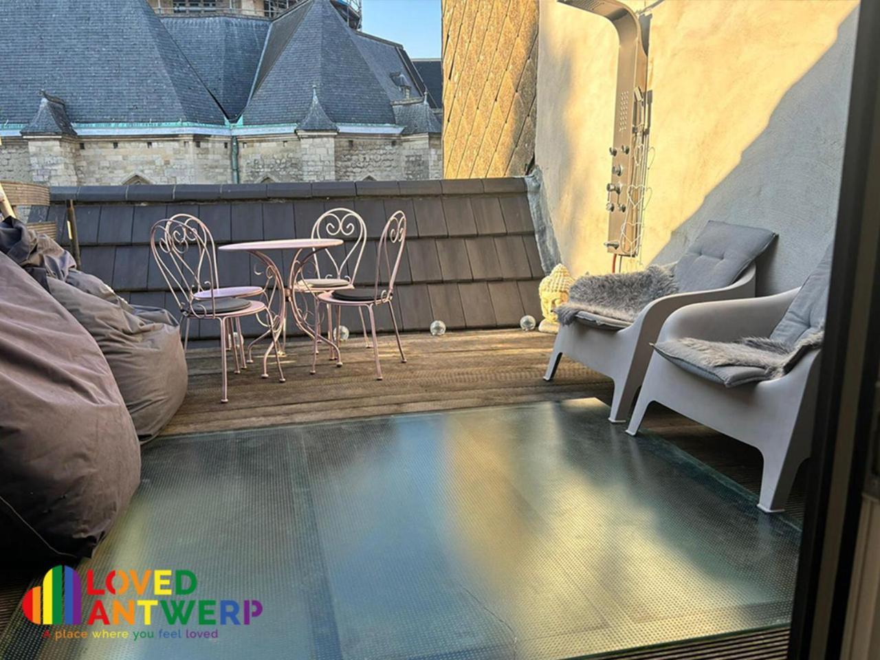 Wellness Loft With Sauna, Jacuzzi, Roof Terrace & Amazing View Apartamento Antuérpia Exterior foto